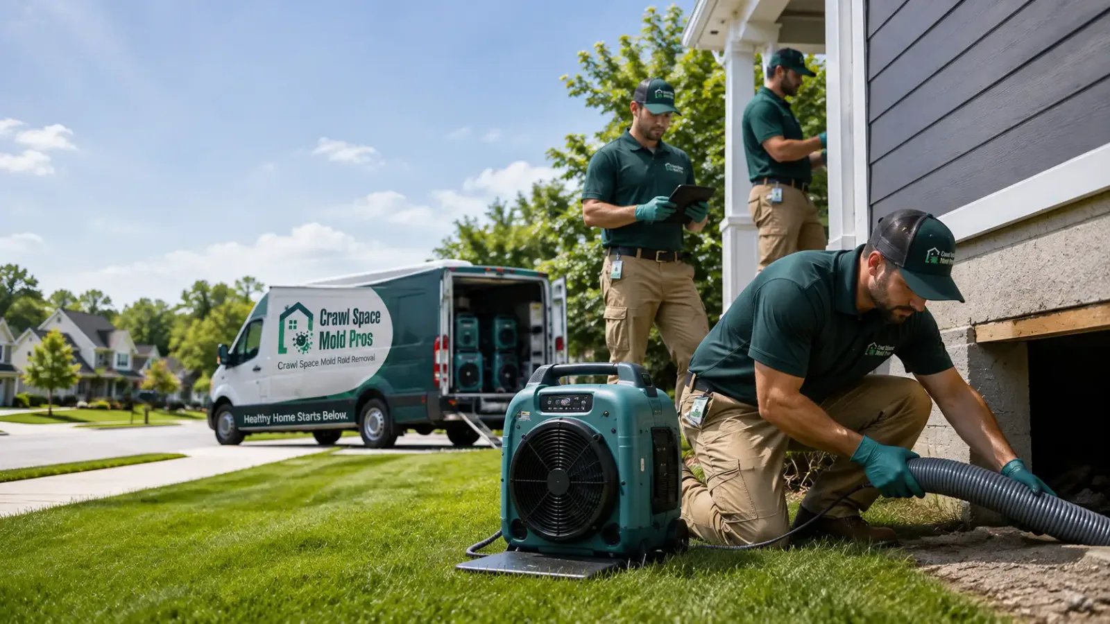 Crawl Space Mold Removal in Lawn, TX